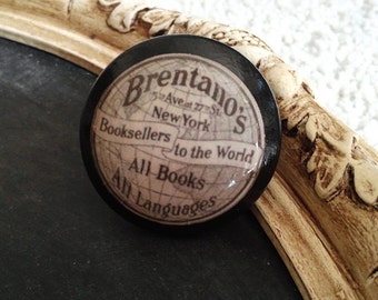 Vintage Knobs The Books Series BRENTANO'S Door Pull