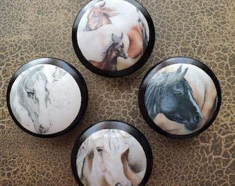 Drawer knobs, The Four Horses