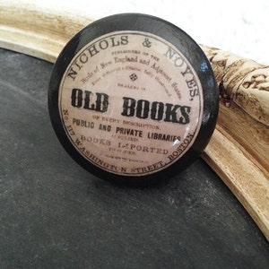 Old Books, Vintage Style Hand Made Door Pull, The Books Series OLD BOOKS