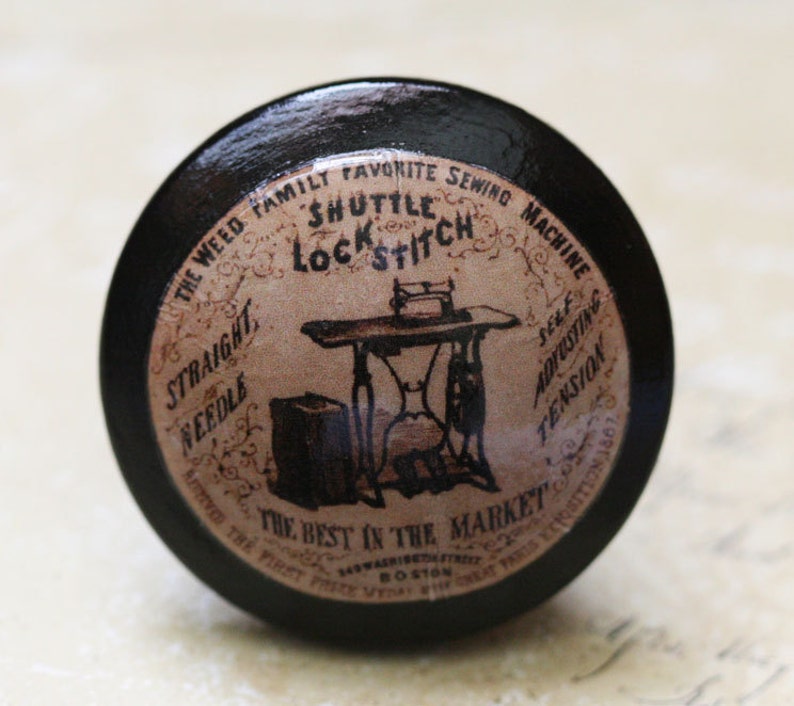 Vintage Knobs The Sewing Machine Door Pull Etsy
