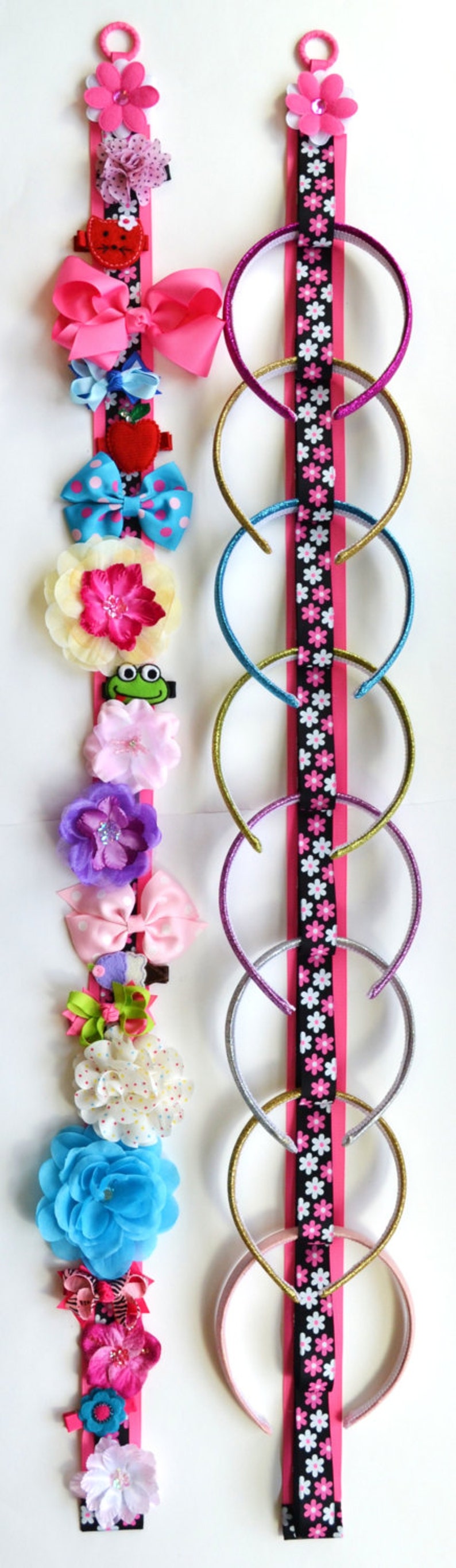 Hair Accessories STORAGE Funky Flower Matching HEADBAND Holder | Etsy