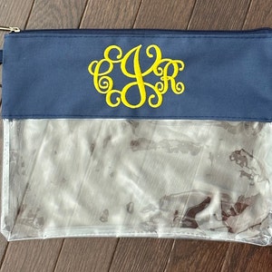 Clear Stadium Purse Bag Personalized