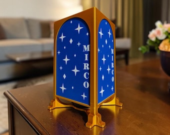 Lampada Notturna Bambini Personalizzata con Nome, Regalo Nascita Neonato, Luce LED Cameretta, Baby Shower Gift, Kids Night Light Custom Name