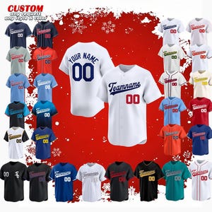 Custom Baseball Jersey Stitched printed softball jersey custom team Sport Shirt Button Down Uniform for Men Women Adult toddler kids concert