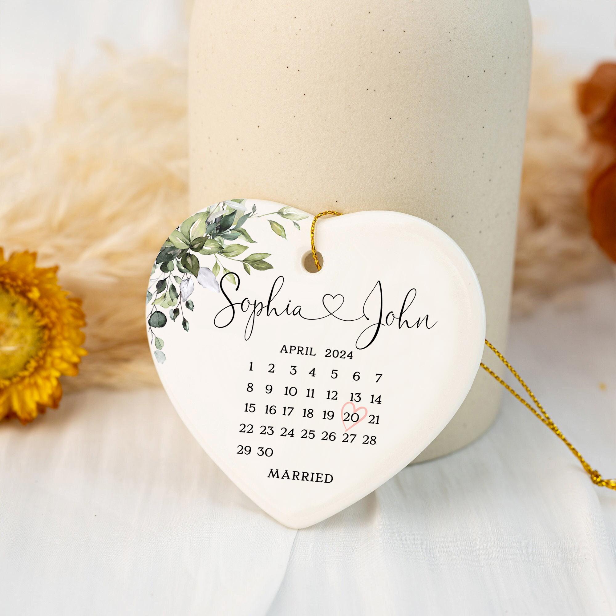 WowMoment Wedding Gifts For Couples 2024 - 12PCS Mr & Mrs Coffee Mugs With Bamboo Serving Board - Bridal Shower, Christmas, Engagement