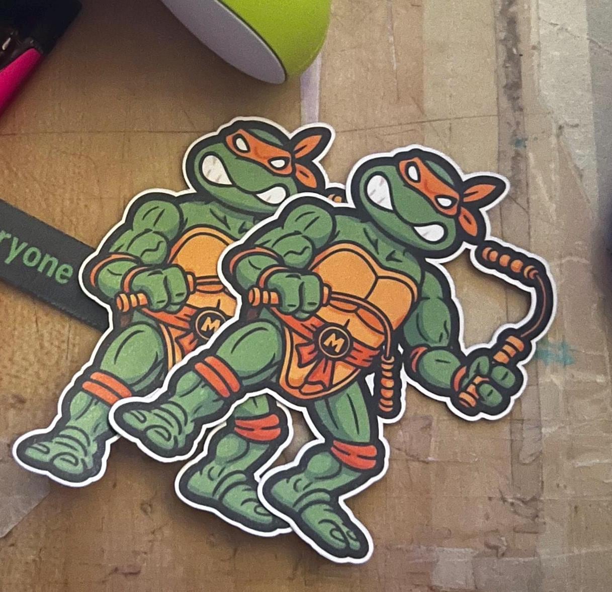 Outback Action Figure Sticker 90’s Action Figure Sticker Turtle(glow in the Dark Now Available) - Etsy
