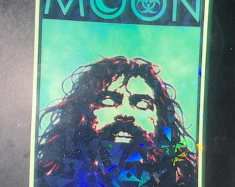 MOON: glow in the dark Samson sticker