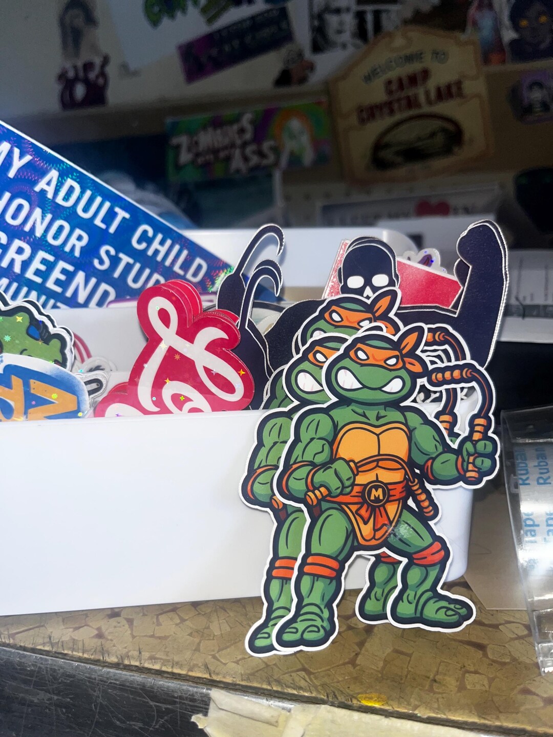 Outback Action Figure Sticker 90’s Action Figure Sticker Turtle(glow in the Dark Now Available) - Etsy