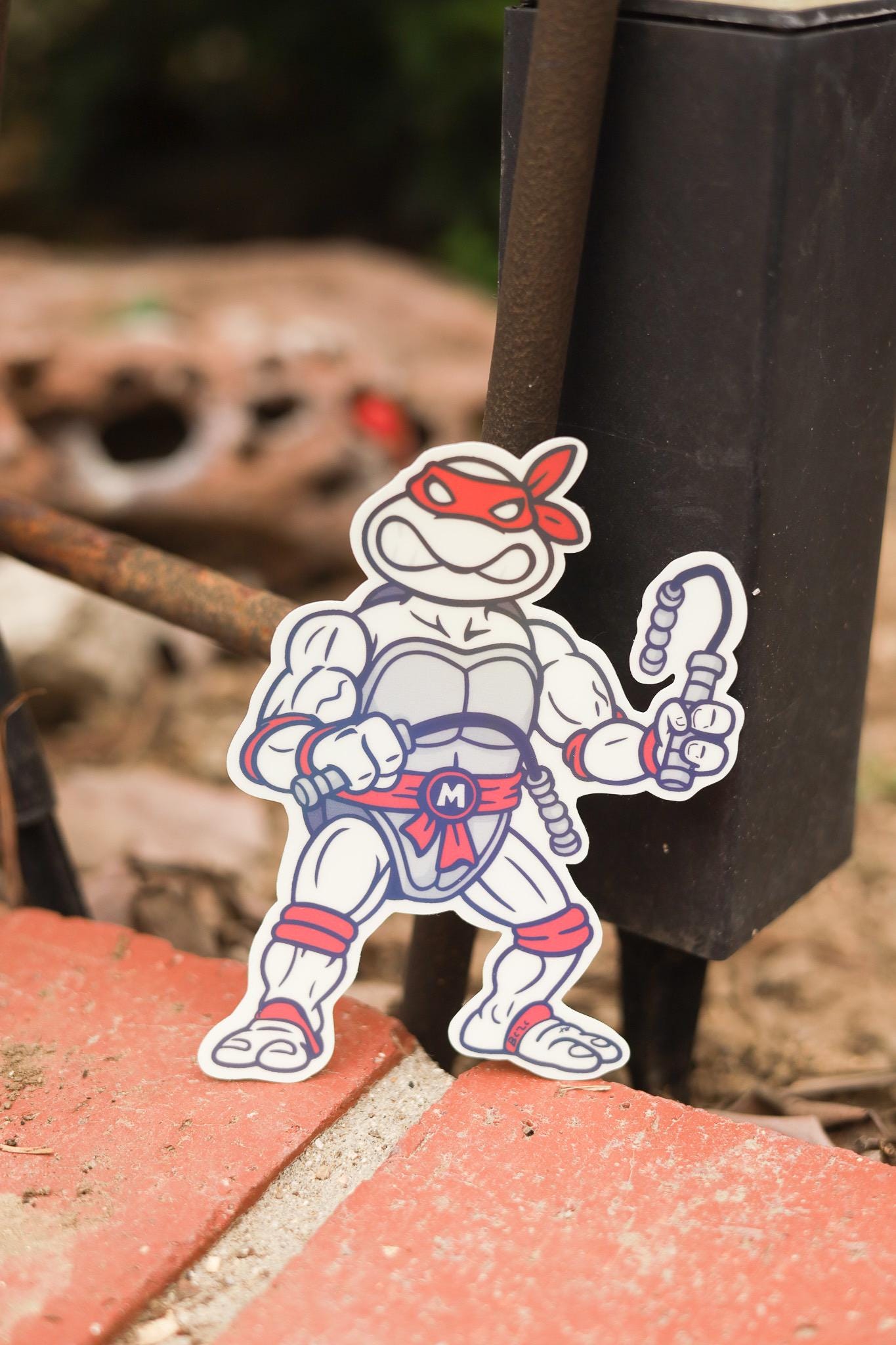 Outback Action Figure Sticker 90’s Action Figure Sticker Turtle(glow in the Dark Now Available) - Etsy