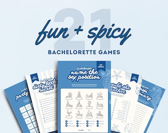 Last Toast on the Coast Bachelorette Games: 21 Printable Games (Digital Download)