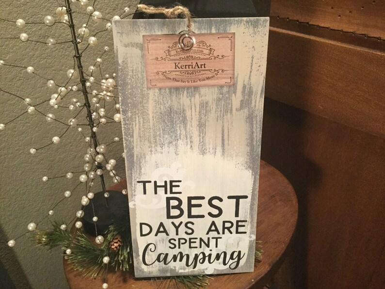 Camp Picture Frame Hand painted wood picture frame for RV Etsy