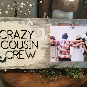 Cousin picture frame, funny gift for cousins, gift from cousin