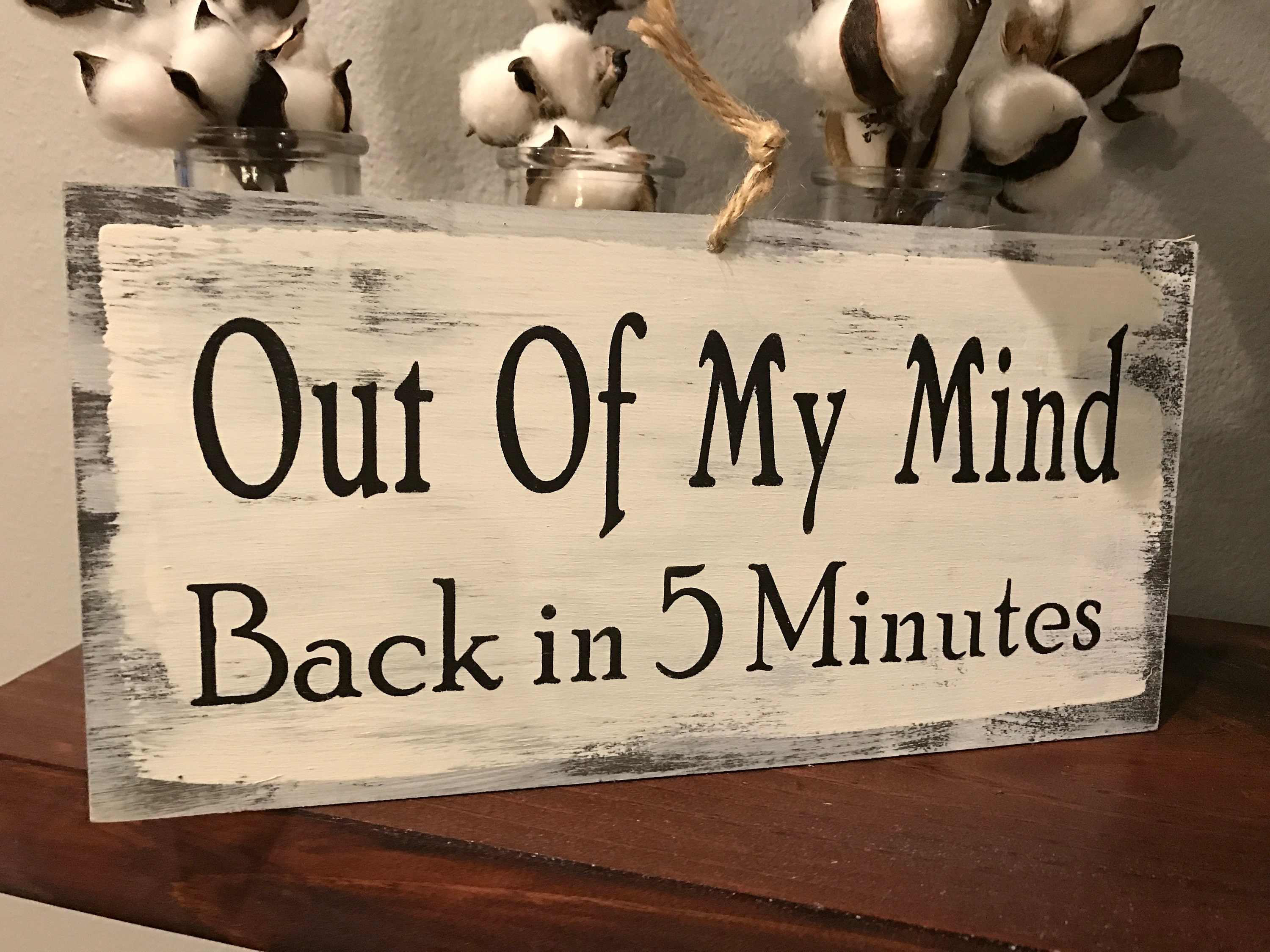 Back in 5 Minutes - Etsy Back in 5 Minutes - Etsy