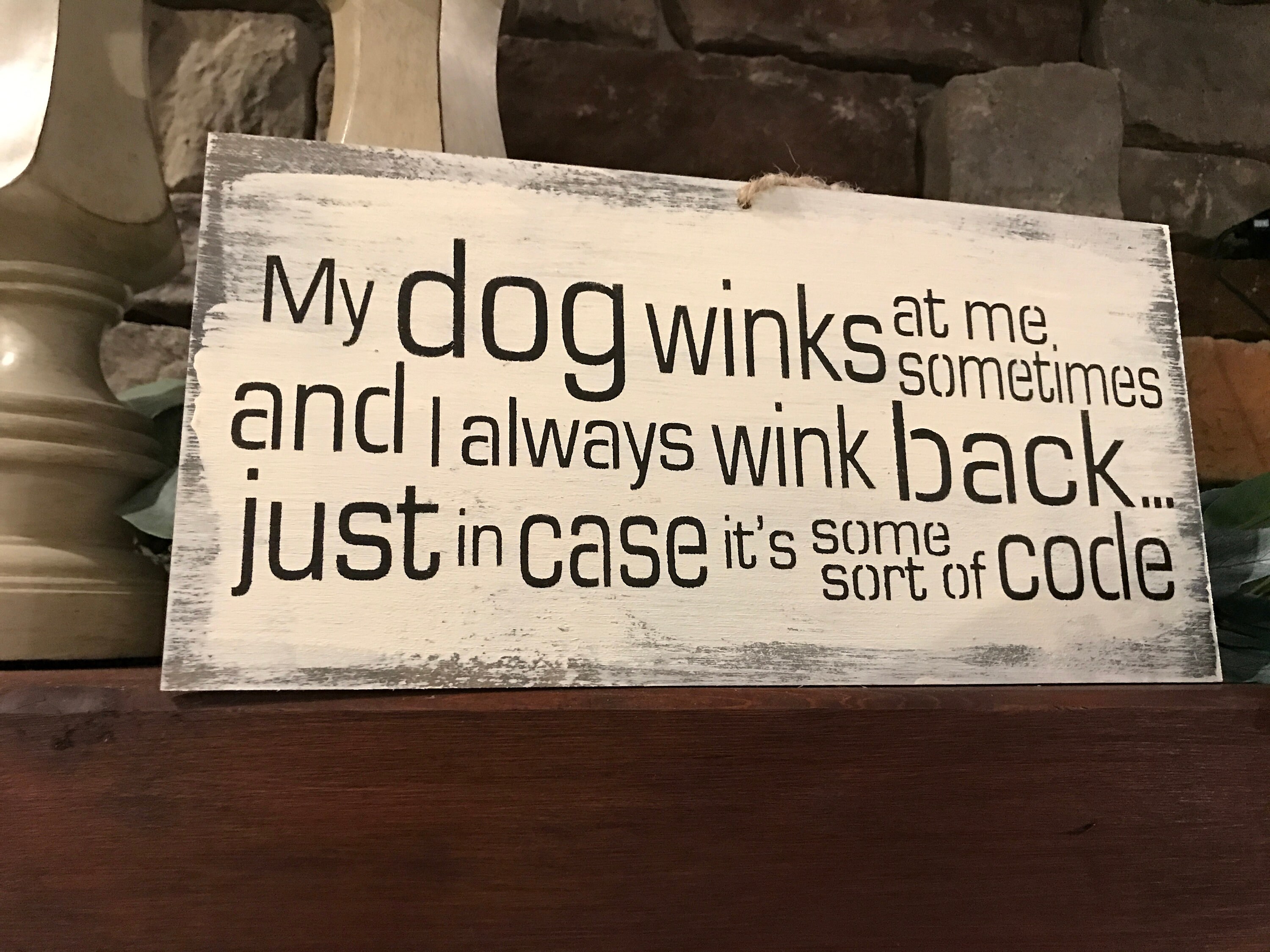Funny Dog Sign For HomeDog Lover Gift For the Home From A Etsy