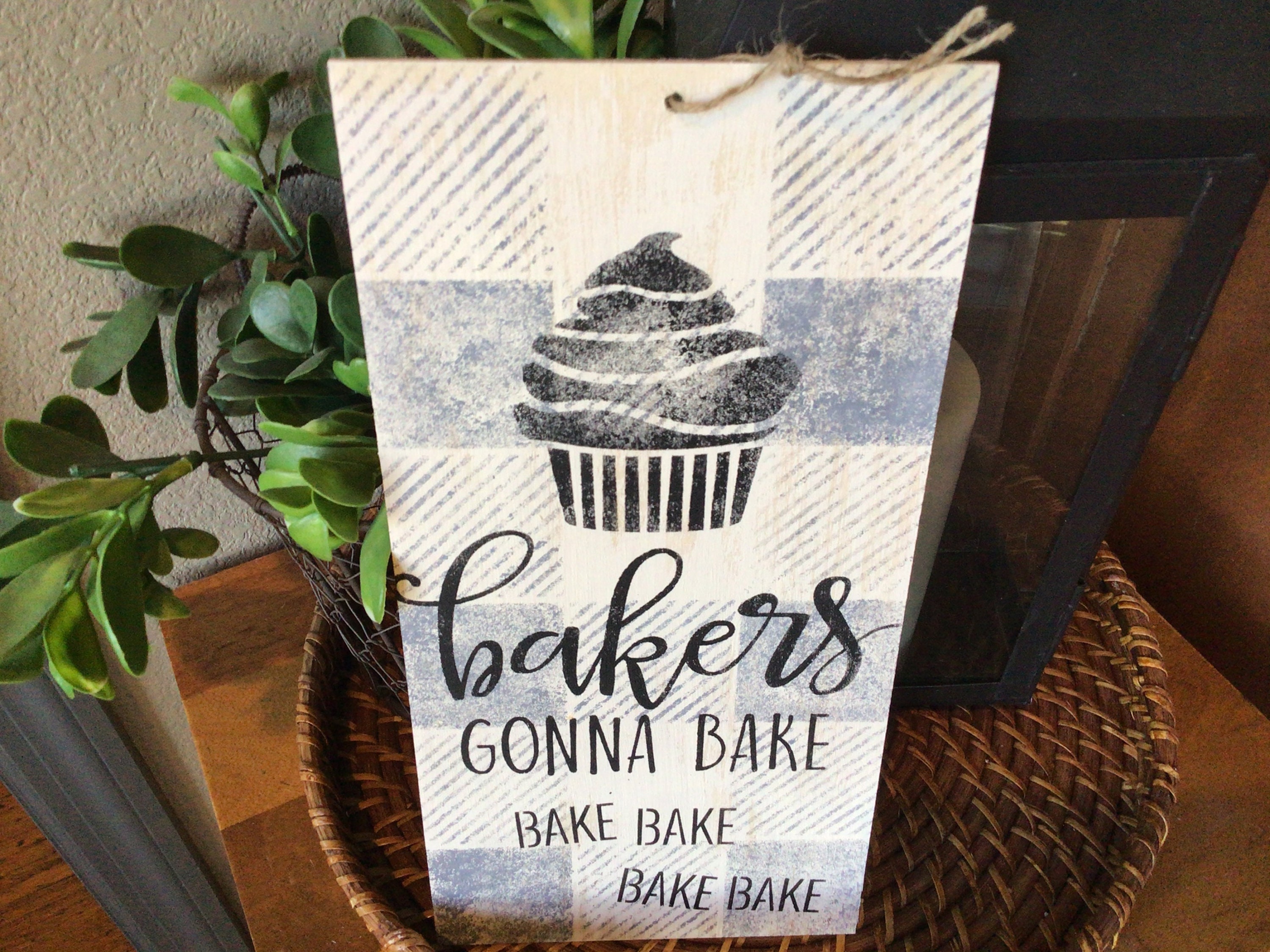 Baking sign for bakers Bakers gonna bake bake bake Hand Etsy