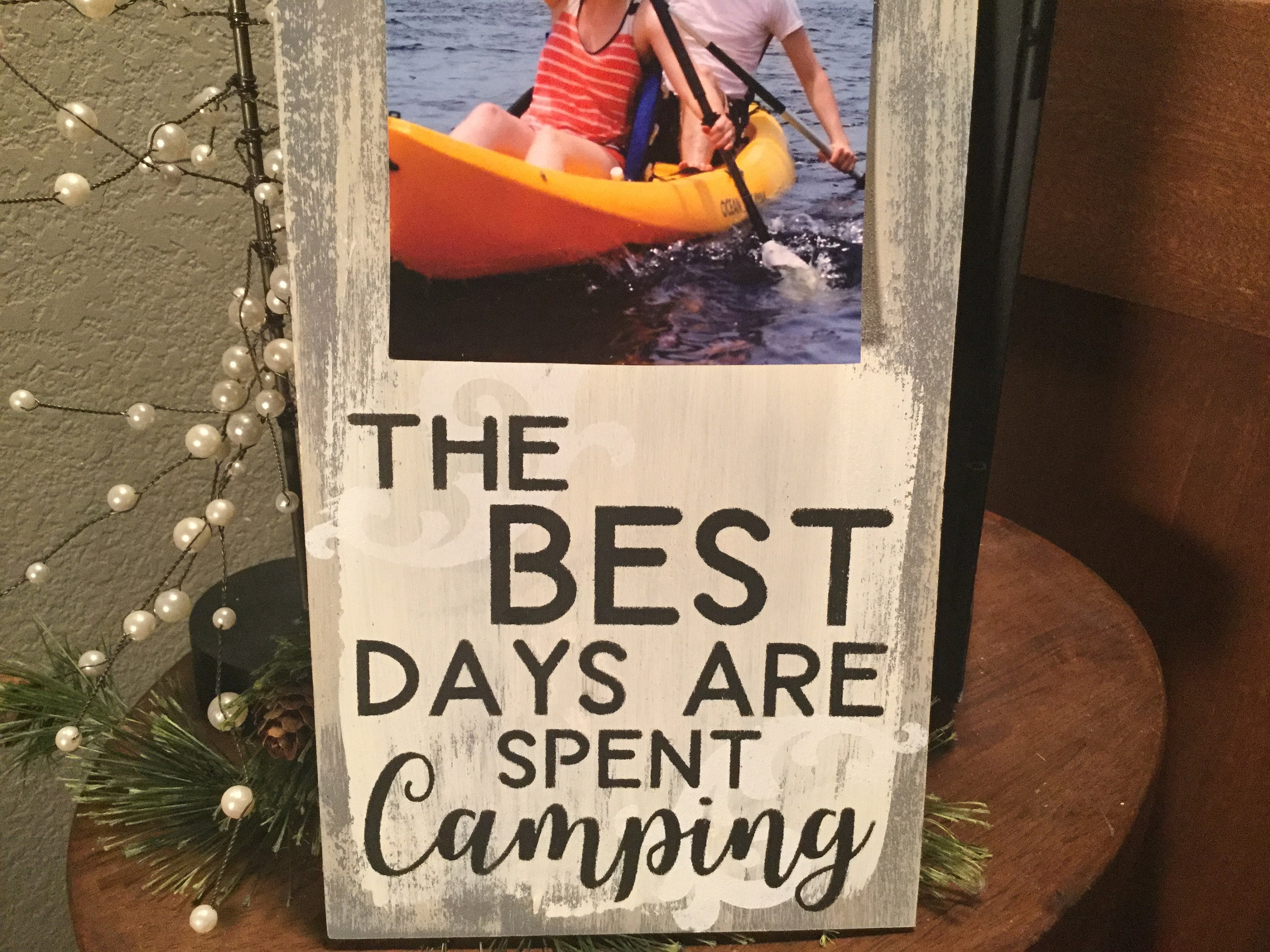 Camp Picture Frame Hand painted wood picture frame for RV Etsy