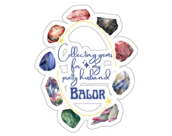 Fields of Mistria Collecting Gems For My Pretty Husband Balor Stickers