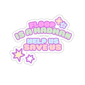 Sticker Floop Spy Kids-citaat