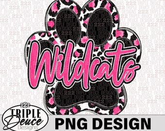Wildcats Breast Cancer Awareness PNG Design