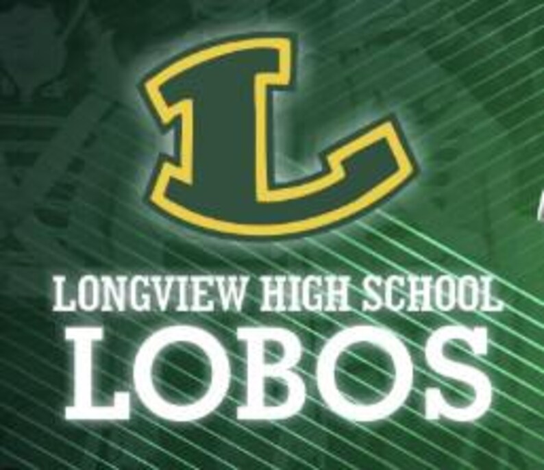 Longview Lobos - Green-gold - PNG Design, DTF, Sublimation, School ...