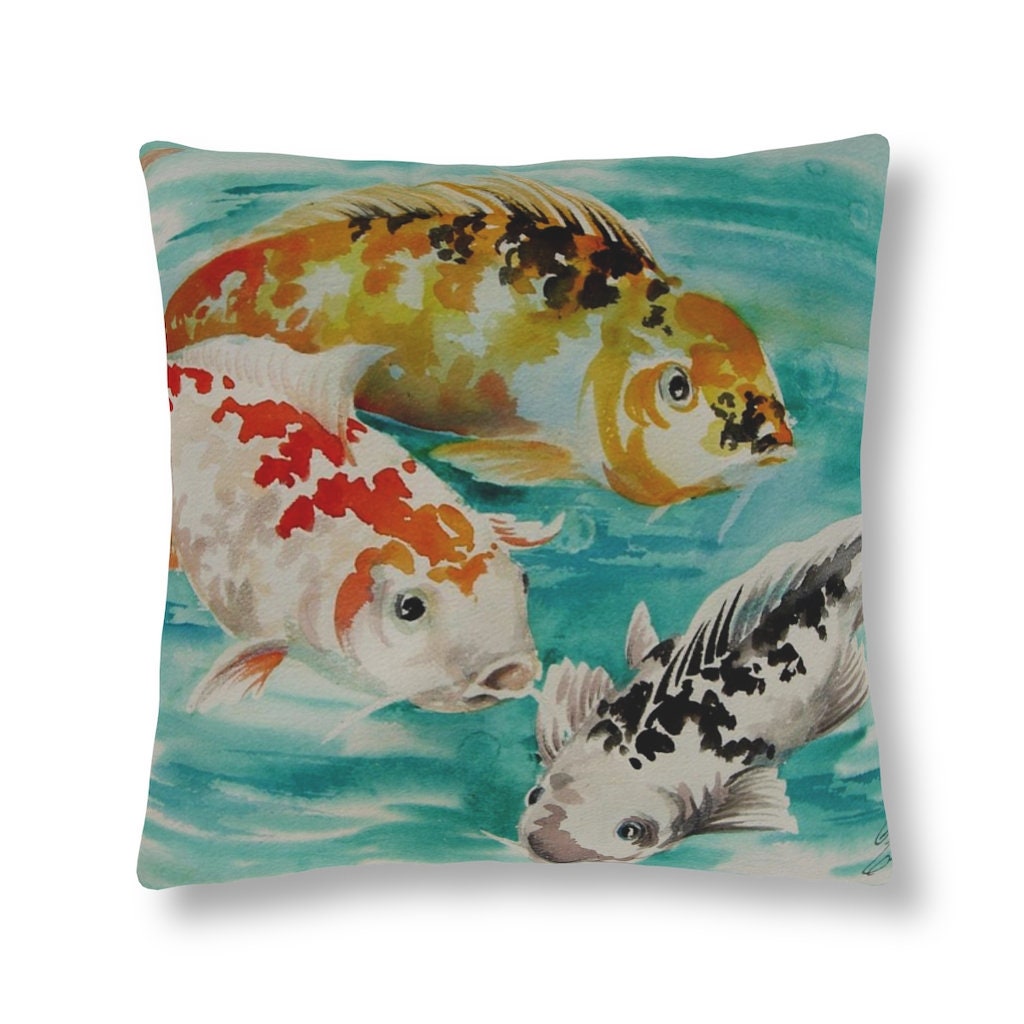 Koi pillow top