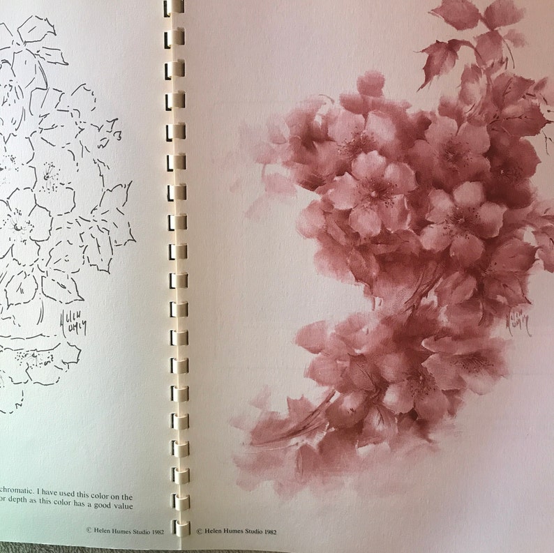 China Painting Books, Helen Humes Instruction Books, Porcelain Painting Pamphlets, Art Instruction Books image 3