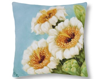 PillowCactus Bloom | Garden Throw Pillow | Outdoor Pillow | Patio Pillow | Waterproof Pillow | Garden Pillow | Decorative Pillow | XL Pillow