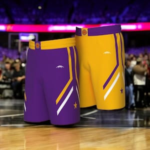Short de basketball personnalisé : nom, logo, numéro de l&#39;équipe personnalisés, vêtements de sport légers, à séchage rapide et flexibles pour les équipes