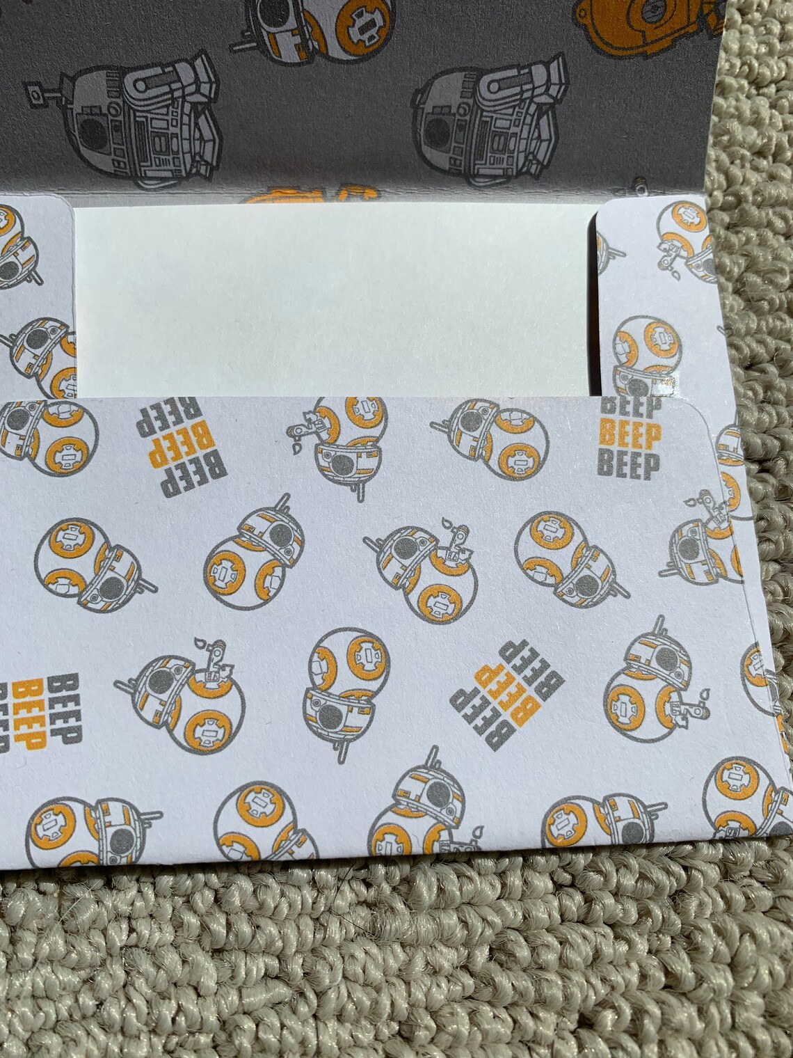 Star Wars Gift Card Envelope Star Wars Envelope | Etsy
