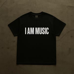 Playboi Carti ICH BIN MUSIK T-Shirt (Schwarz)