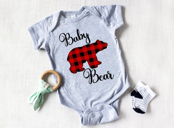tartan baby onesie