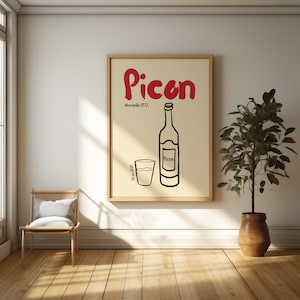 &quot;Picon s&#39;il vous plaît&quot; Wall Poster - Digital Download, French Wall Art, Perfect Decoration for Home, Bar or Restaurant