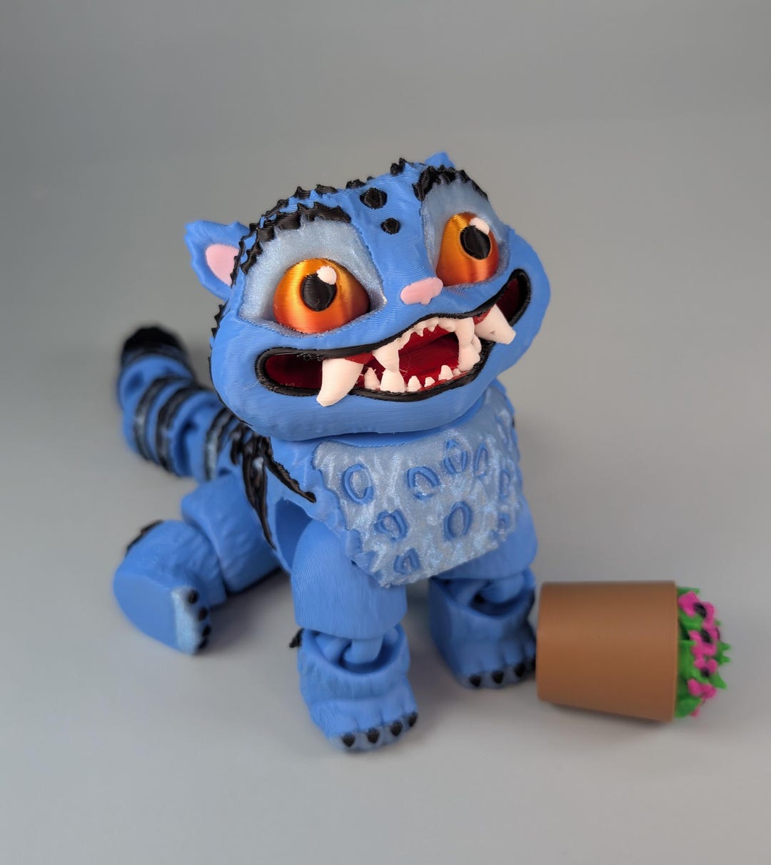 KPOP デーモンハンター ダーピー タイガー 40cm Derpy Tiger Flexi: Kpop Demon Hunter Figurine - Etsy