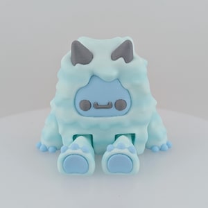 Yeti 3D Printed Articulated Toy Decoration