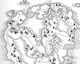 Fantasy Map for D&D (digital image)