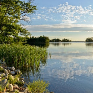 Hamlin Lake New Day - Ludington - Michigan Photography - Stock Photography