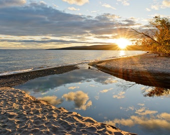 Ikwesens Awakening - Little Girls Point - Michigan Photography - Stock Photography