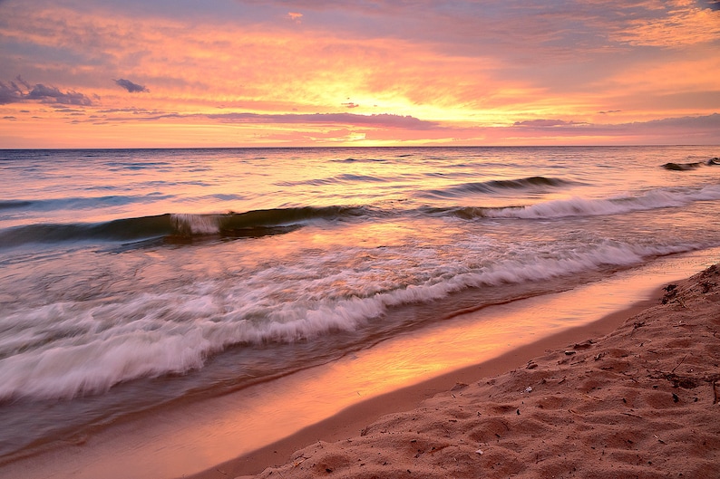 Summit Township Park Blissful Michigan Photography Stock Etsy