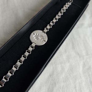 Wangülen silver Mapuche bracelet