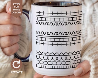 Hidden Swear Message Mug: Funny Office Humor Gift
