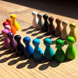 Wooden Pawns | 12x24