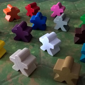 Wooden Meeples | 16x16x10mm