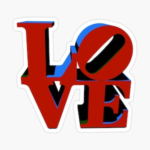 Philadelphia LOVE Stickers