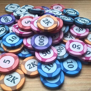 Ceramic Casino Chips