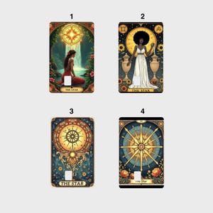 Tarotkaart 'The Star' creditcard skincover