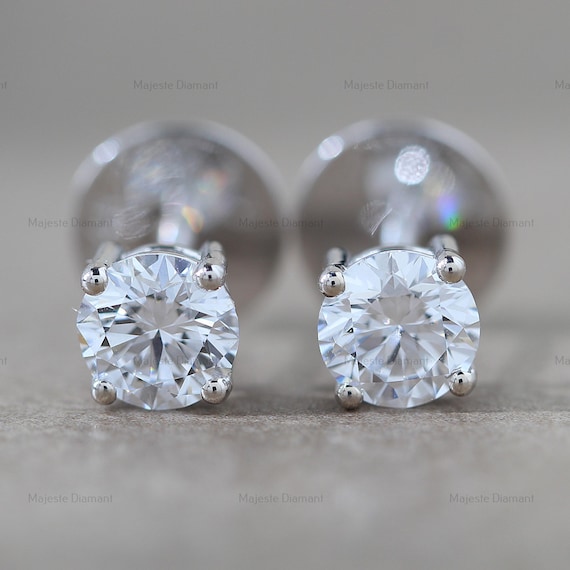 EinStein Diamant Paar Ohrhänger Brillant-Schliff Diamant Ohrhänger In