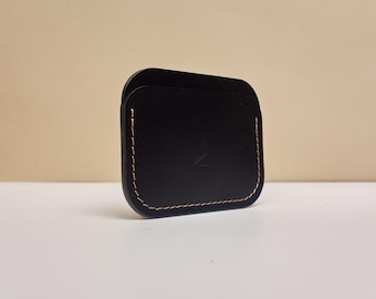 Leather card holder, credit card skin,cute wallet,wallet men,small wallet,card holder wallet,id card holder,veg-tan leather,gift boyfriend