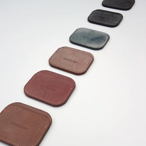 Cartera minimalista encerada, carteras para hombres, regalos corporativos, cartera delgada, lindo tarjetero, mini cartera, estuche para tarjetas bancarias, regalo del día del padre