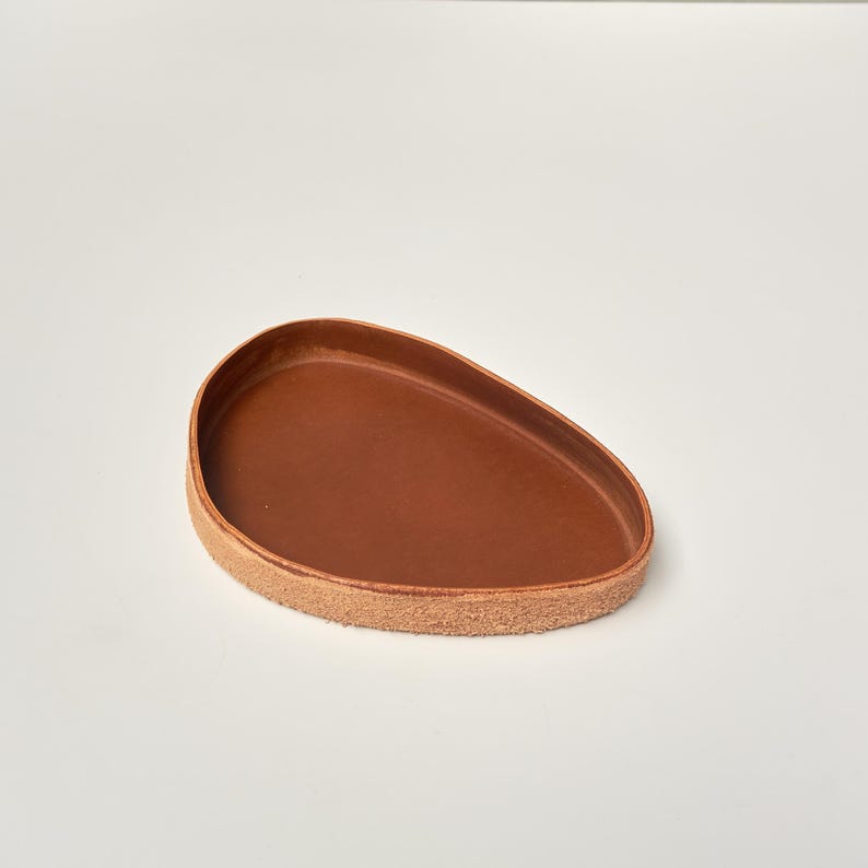 Oval Leather Tray to Catch All the Small Items in Your Home. Top ...