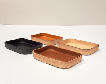 Leather tray rolling tray,room decor aesthetic,business card holder,valet tray,sticky notes,sticky notes,coworker gift,edc organizer